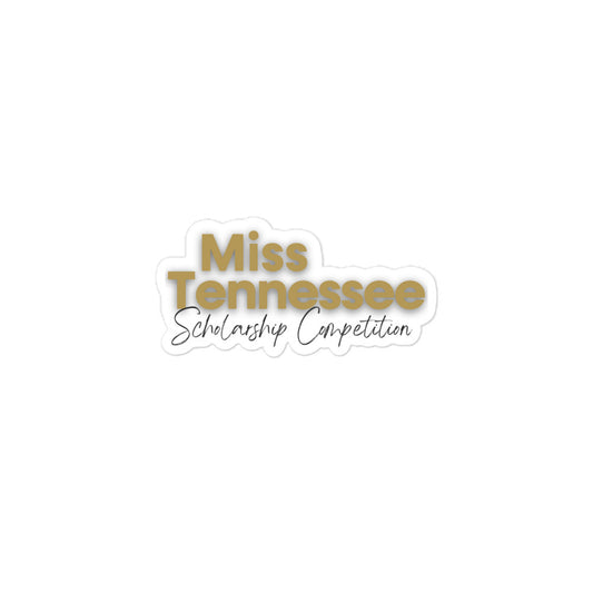 Miss Tennessee Sticker