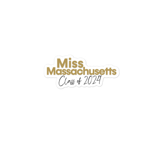 Miss Massachusetts Class of 2024 Sticker