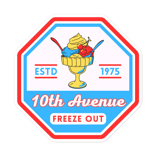 "10th Avenue Freeze Out" Bruce Springsteen Sticker