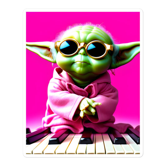 Baby Yoda Elton Star Wars Sticker 1
