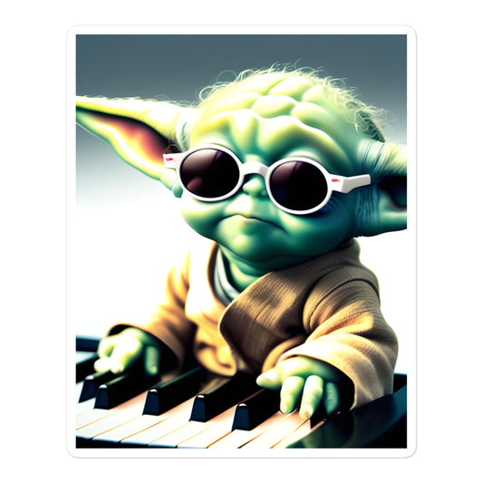 Baby Yoda Elton Star Wars Sticker 3