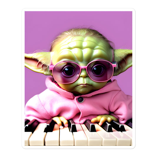 Elton Baby Yoda Star Wars Sticker 5