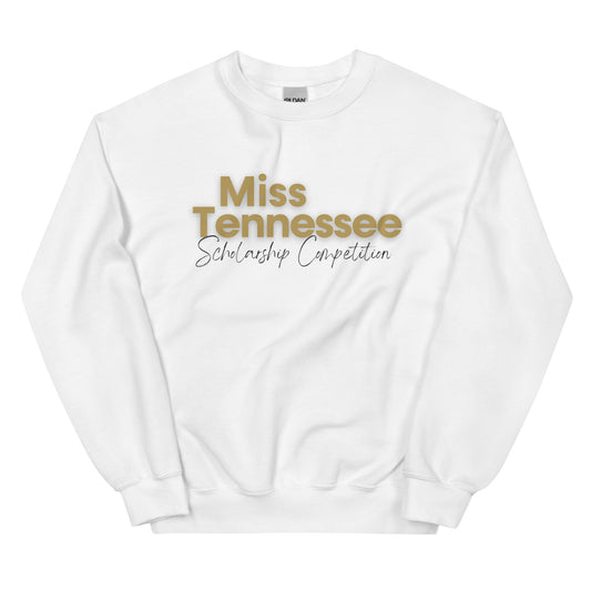 Miss Tennessee Crew Sweatshirt (White)